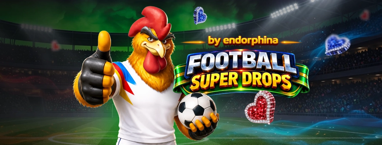 ⚽ Football Super Drops — 25 000 natychmiastowych nagród w slotach Endorphina!