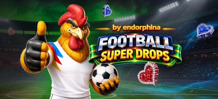 ⚽ Football Super Drops — 25 000 natychmiastowych nagród w slotach Endorphina!